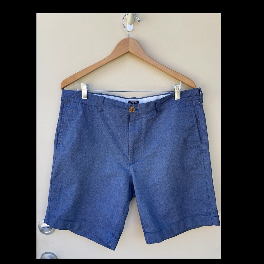 J.Crew Gramercy Blue Chino Casual Shorts - Size 36W